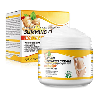 VOGSIG Anti-Cellulite Schlankheitsgel, Heiße Creme mit Ingwer, Fettverbrennung zur Gewichtsreduktion für den ganzen Körper, für Bauch, perfekt gegen Cellulite, beruhigend, entspannend, straffend & schlankmachend