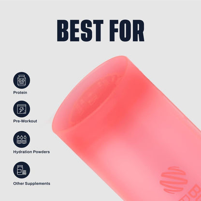 BlenderBottle Classic V2 Shakerflasche – Perfekt für Proteinshakes und Pre-Workout, 28 Unzen, Hellrosa