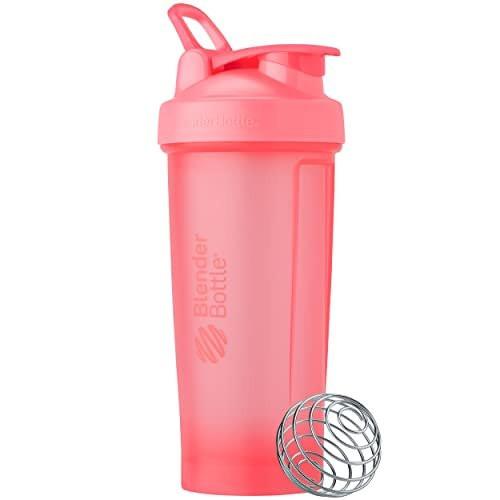 BlenderBottle Classic V2 Shakerflasche – Perfekt für Proteinshakes und Pre-Workout, 28 Unzen, Hellrosa