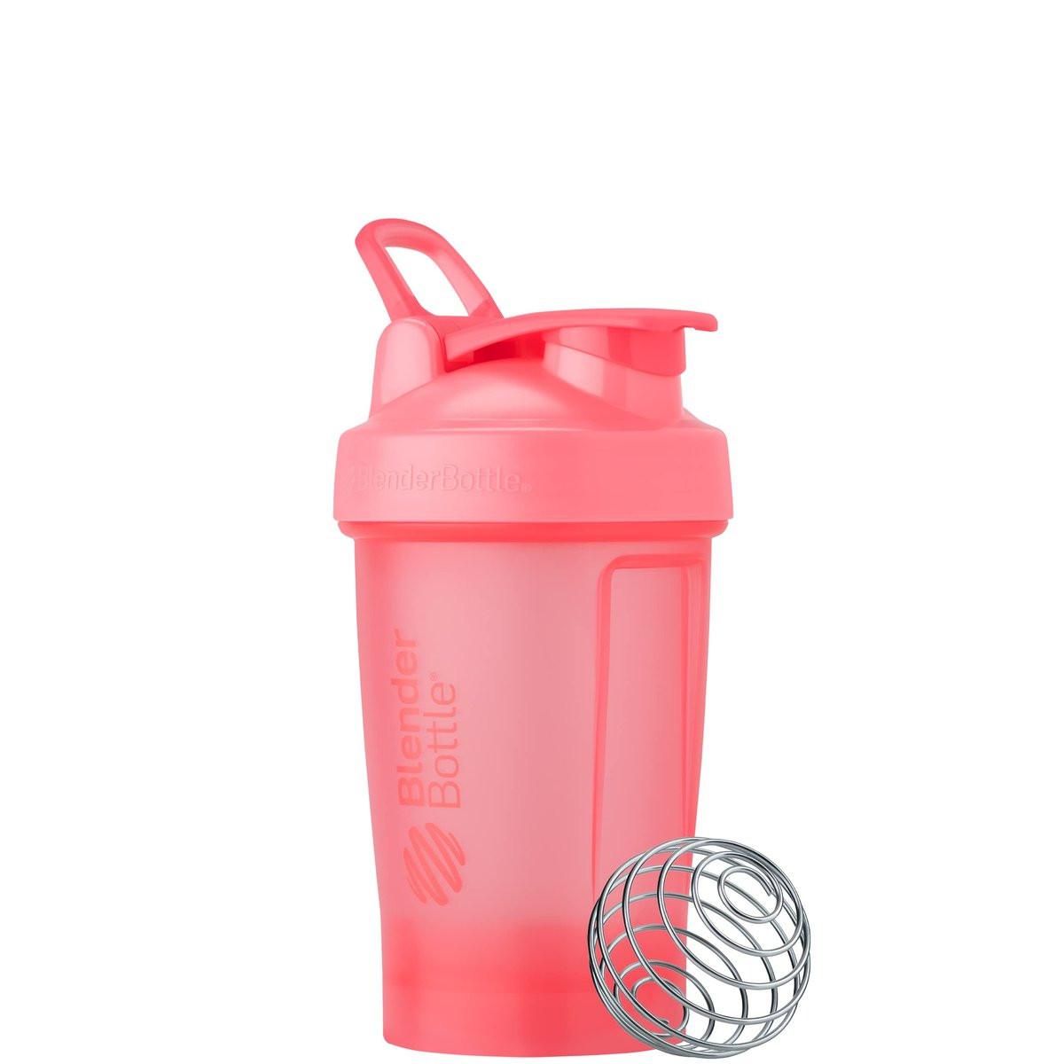 BlenderBottle Classic V2 Shakerflasche – Perfekt für Proteinshakes und Pre-Workout, 590 ml, Hellrosa