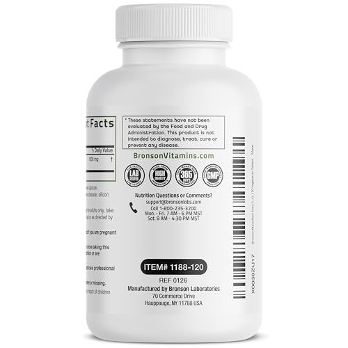 Bronson Maca Root Extra Lepidium Meyenii, Non-GMO, 120 Kapseln (pflanzlich)