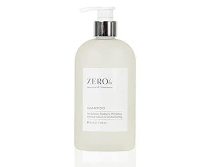 Gilchrist & Soames Zero% Unisex Shampoo – Natürliches, sulfatfreies, parabenfreies, tierversuchsfreies Shampoo für alle Haartypen, sanfte Haar- und Kopfhautreinigung mit frischem botanischem Duft, 15,5 oz