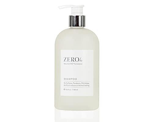 Gilchrist & Soames Zero% Unisex Shampoo – Natürliches, sulfatfreies, parabenfreies, tierversuchsfreies Shampoo für alle Haartypen, sanfte Haar- und Kopfhautreinigung mit frischem botanischem Duft, 15,5 oz