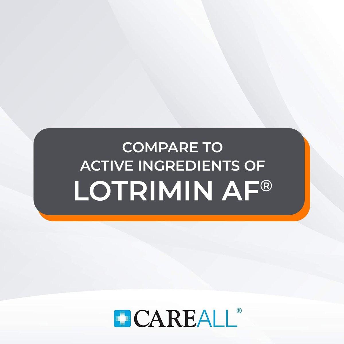 CareAll Clotrimazol Antimykotikum Creme 1% USP 1,0 oz (6er Pack) – Behandelt Fußpilz, Juckreiz und Ringelflechte, lindert Juckreiz, Brennen und Risse