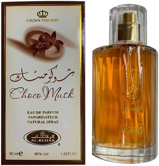 Al-Rehab Choco Musk 50ml Eau De Parfum – Schokoladen-Moschus-Duft für Damen und Herren