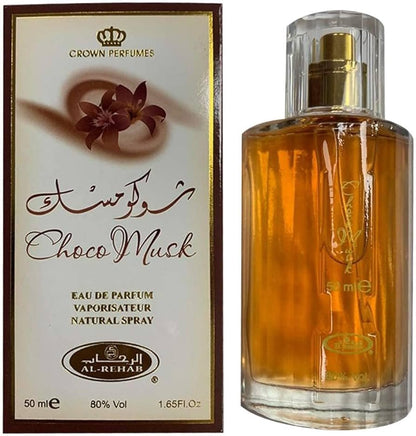Al-Rehab Choco Musk 50ml Eau De Parfum – Schokoladen-Moschus-Duft für Damen und Herren