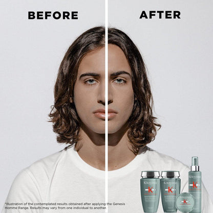 Kerastase Genesis Homme Spray De Force – Kräftigendes & Volumenverleihendes Haarspray für Männer, Geschwächtes Haar, 150 ml