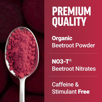 Force Factor Total Beets Superfood-Pulver mit Nitraten – Unterstützt gesunden Blutdruck, Durchblutung, Blutfluss, Stickstoffmonoxid, Energie, Ausdauer & Herz-Kreislauf-Gesundheit, 30 Portionen, Schwarzkirsche