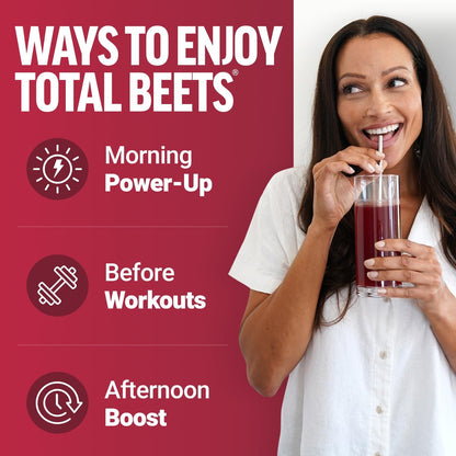 Force Factor Total Beets Superfood-Pulver mit Nitraten – Unterstützt gesunden Blutdruck, Durchblutung, Blutfluss, Stickstoffmonoxid, Energie, Ausdauer & Herz-Kreislauf-Gesundheit, 30 Portionen, Schwarzkirsche
