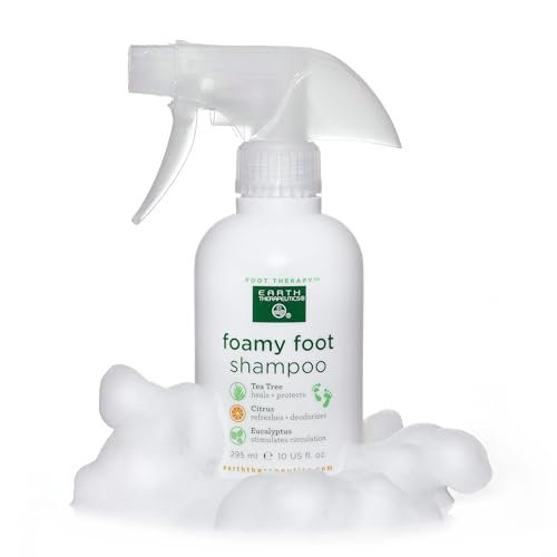 Earth Therapeutics Foamy Foot Shampoo – Sanftes Reinigungsschaum für Füße, 300 ml