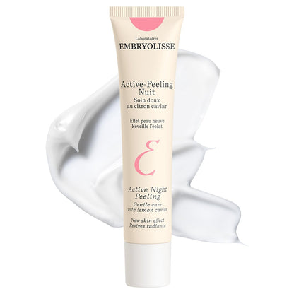 Embryolisse Active Night Peeling Treatment – Sanfte Nacht-Exfoliationscreme mit Sheabutter für strahlende Haut, 40 ml