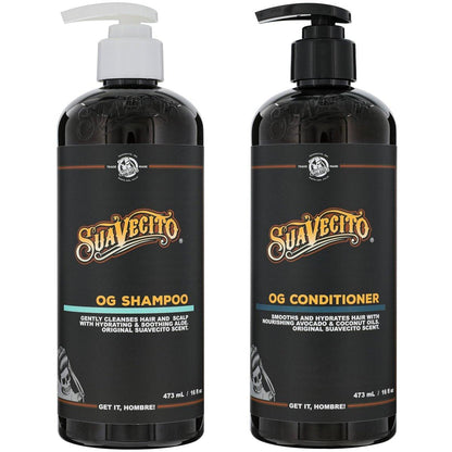 OG Shampoo & Conditioner Set 16 oz Pumpe mit Provitamin B5 und natürlichen Ölen – Stärkt und repariert geschädigtes Haar, sanfte Reinigung und Pflege, sulfatfrei, für alle Haartypen