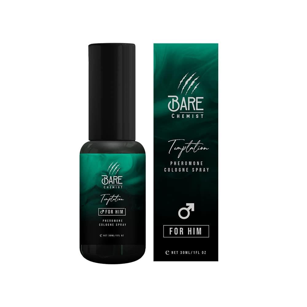 Bare Chemist Pheromones für Männer – Extra Starkes Konzentriertes Pheromon Parfüm (Temptation) – 30 ml
