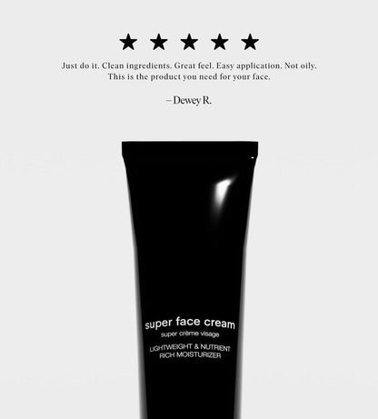 Jack Henry Super Face Cream – Anti-Aging Gesichtscreme mit Hyaluronsäure & Peptiden, Bio-Pflanzenfeuchtigkeitscreme, sulfatfrei, tägliche Feuchtigkeitspflege für Männer und Frauen, 60 ml