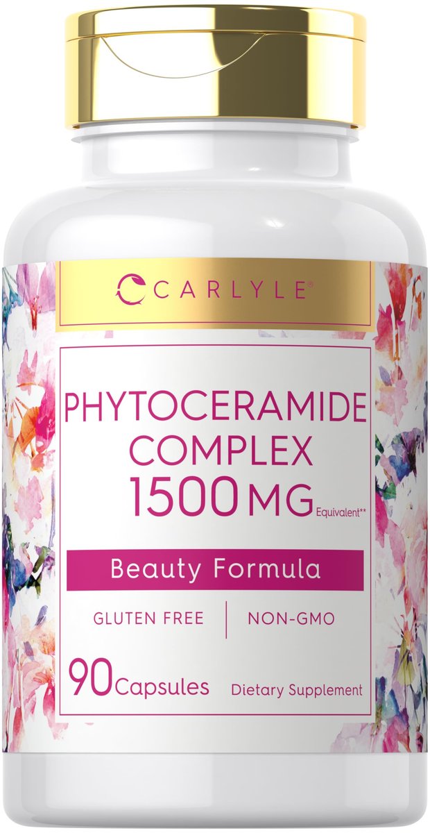 Carlyle Phytoceramid Komplex | 90 Kapseln | mit Bio-Süßkartoffel | Beauty Formula | Vegetarisch, Nicht-GVO & Glutenfrei