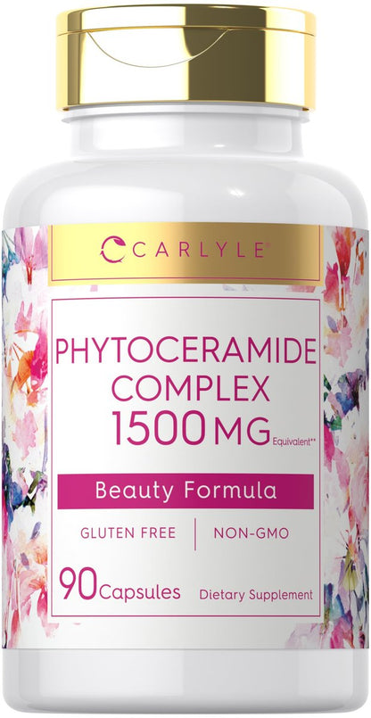 Carlyle Phytoceramid Komplex | 90 Kapseln | mit Bio-Süßkartoffel | Beauty Formula | Vegetarisch, Nicht-GVO & Glutenfrei