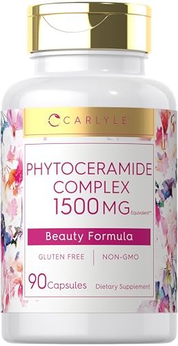 Carlyle Phytoceramid Komplex | 90 Kapseln | mit Bio-Süßkartoffel | Beauty Formula | Vegetarisch, Nicht-GVO & Glutenfrei