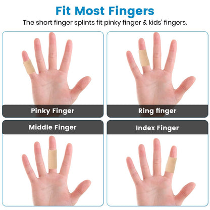 EDNYZAKRN Fingerkompressionshülsen – Unterstützung für Finger, Fingerschutz für Arthritis, Schwellungen, Basketball & Sport – Atmungsaktiv & Elastisch (10er-Pack, Beige, Einheitsgröße)