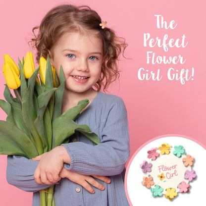 Blumenmädchen Geschenk – Haarklammern | Willst du mein Blumenmädchen sein? | Danke Geschenk für Braut