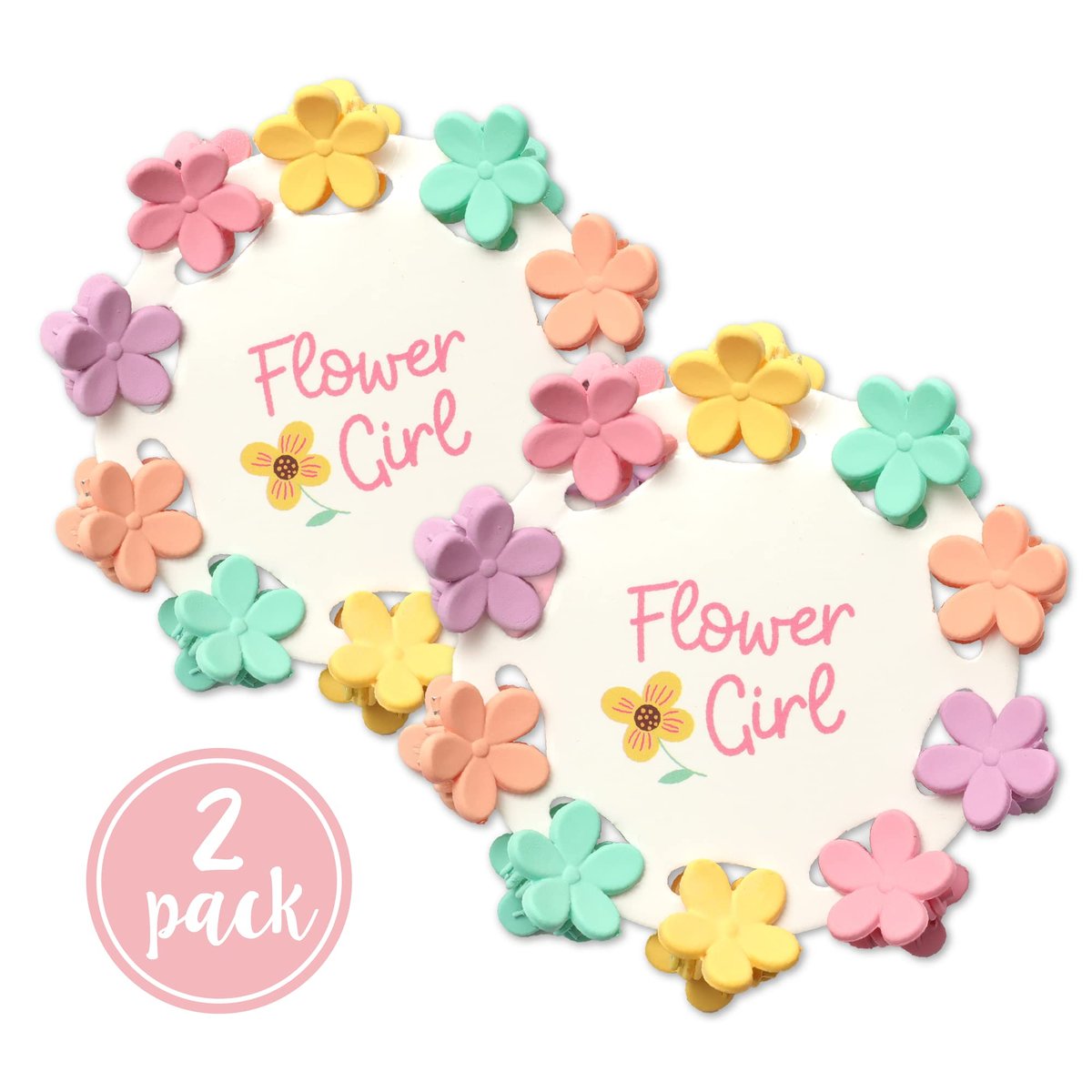 Blumenmädchen Geschenk – Haarklammern | Willst du mein Blumenmädchen sein? | Danke Geschenk für Braut