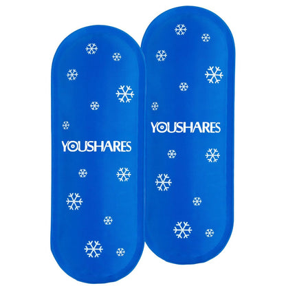 YOUSHARES Diabetes Kühlakkus für isolierte Medikamententasche – TSA-zugelassene Kühlpacks für Insulin-Kühlkoffer, Mini-Kühlakkus passend für die meisten Medikamentenkühltaschen (2er-Pack)