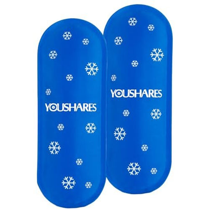 YOUSHARES Diabetes Kühlakkus für isolierte Medikamententasche – TSA-zugelassene Kühlpacks für Insulin-Kühlkoffer, Mini-Kühlakkus passend für die meisten Medikamentenkühltaschen (2er-Pack)
