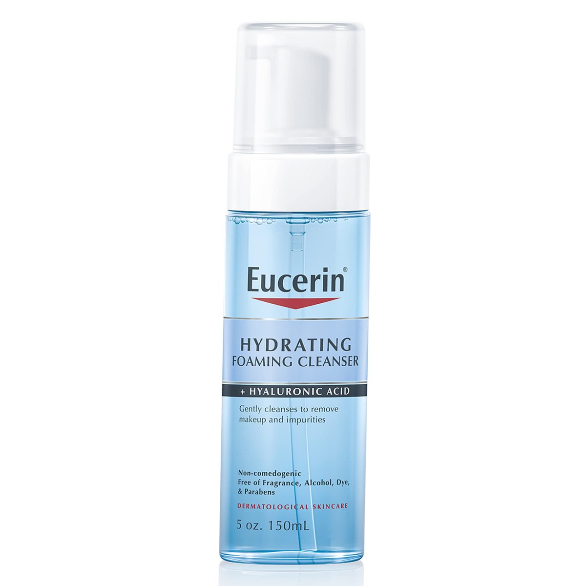 Eucerin Feuchtigkeitsspendender Reinigungsschaum mit Hyaluronsäure, 5 Fl Oz