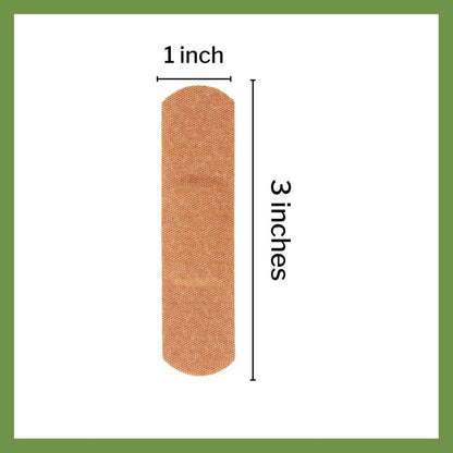 McKesson Pflaster, steril, Stoffstreifen, 1 x 3 Zoll, 100 Stück, 4er-Pack, 400 Stück insgesamt