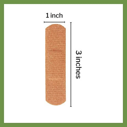 McKesson Pflaster, steril, Stoffstreifen, 1 x 3 Zoll, 100 Stück, 4er-Pack, 400 Stück insgesamt