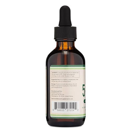 5-HTP Flüssig-Tropfen – Höhere Bioverfügbarkeit als Kapseln (60 Portionen à 50 mg 99%+ 5-HTP) Serotonin-Supplement für Stimmung, Schlaf und Entspannung von Double Wood