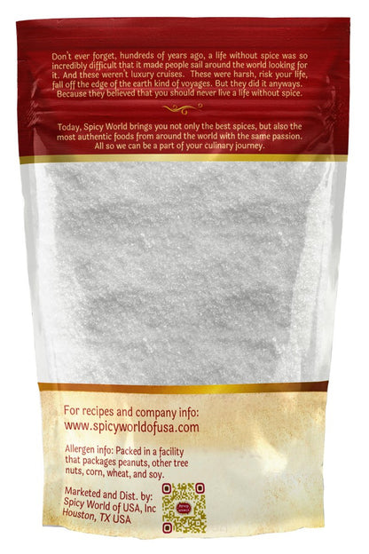 Spicy World Ascorbinsäure 1 LB Bulk-Beutel – Reines Vitamin-C-Pulver – 100 % rein, Lebensmittelqualität, geeignet zum Einmachen, für Obst, Pools – USP-Qualität