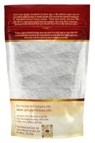 Spicy World Ascorbinsäure 1 LB Bulk-Beutel – Reines Vitamin-C-Pulver – 100 % rein, Lebensmittelqualität, geeignet zum Einmachen, für Obst, Pools – USP-Qualität