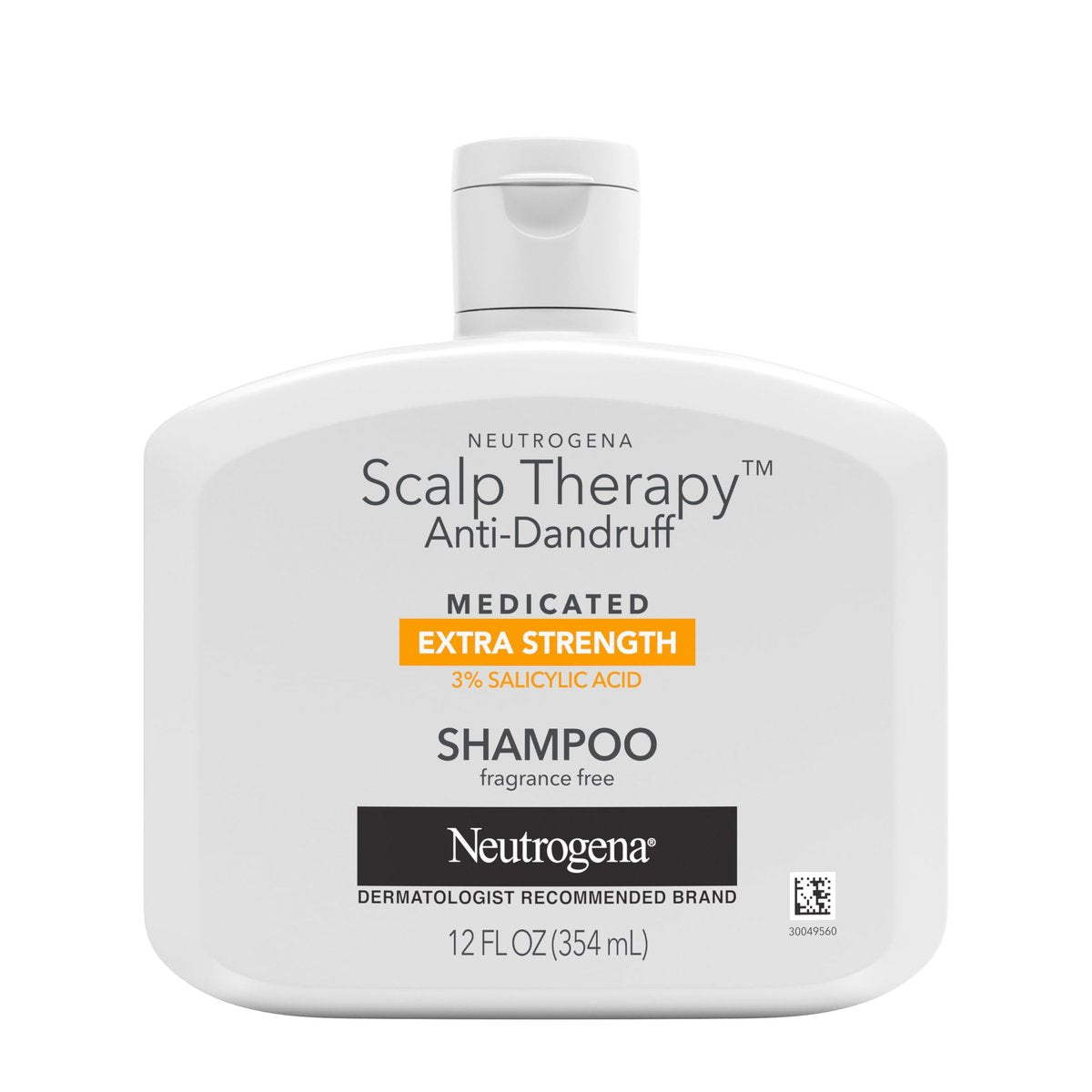 Neutrogena Scalp Therapy Anti-Schuppen Extra Stark Medizinisches Shampoo mit 3% Salicylsäure – Hilft, Schuppen vorzubeugen, zu bekämpfen und deren Wiederauftreten zu kontrollieren, Duftfrei, 355 ml