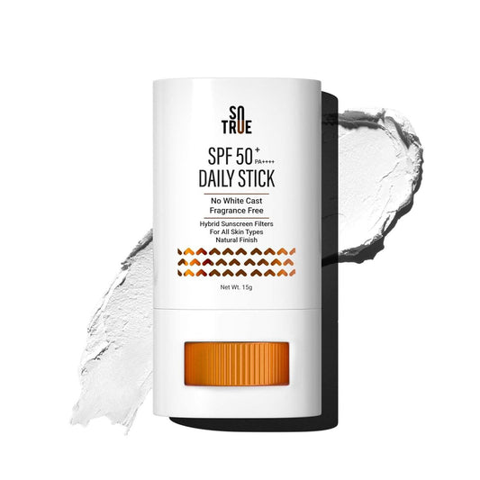 Sotrue SPF 50+ Täglicher Sonnenschutzstick 15g | Leicht, wasserbeständig | Kein weißer Schimmer | Breitband PA++++ | Nicht klebrig mit dewy Finish | Sauberer Sonnenschutz für Gesicht & Körper