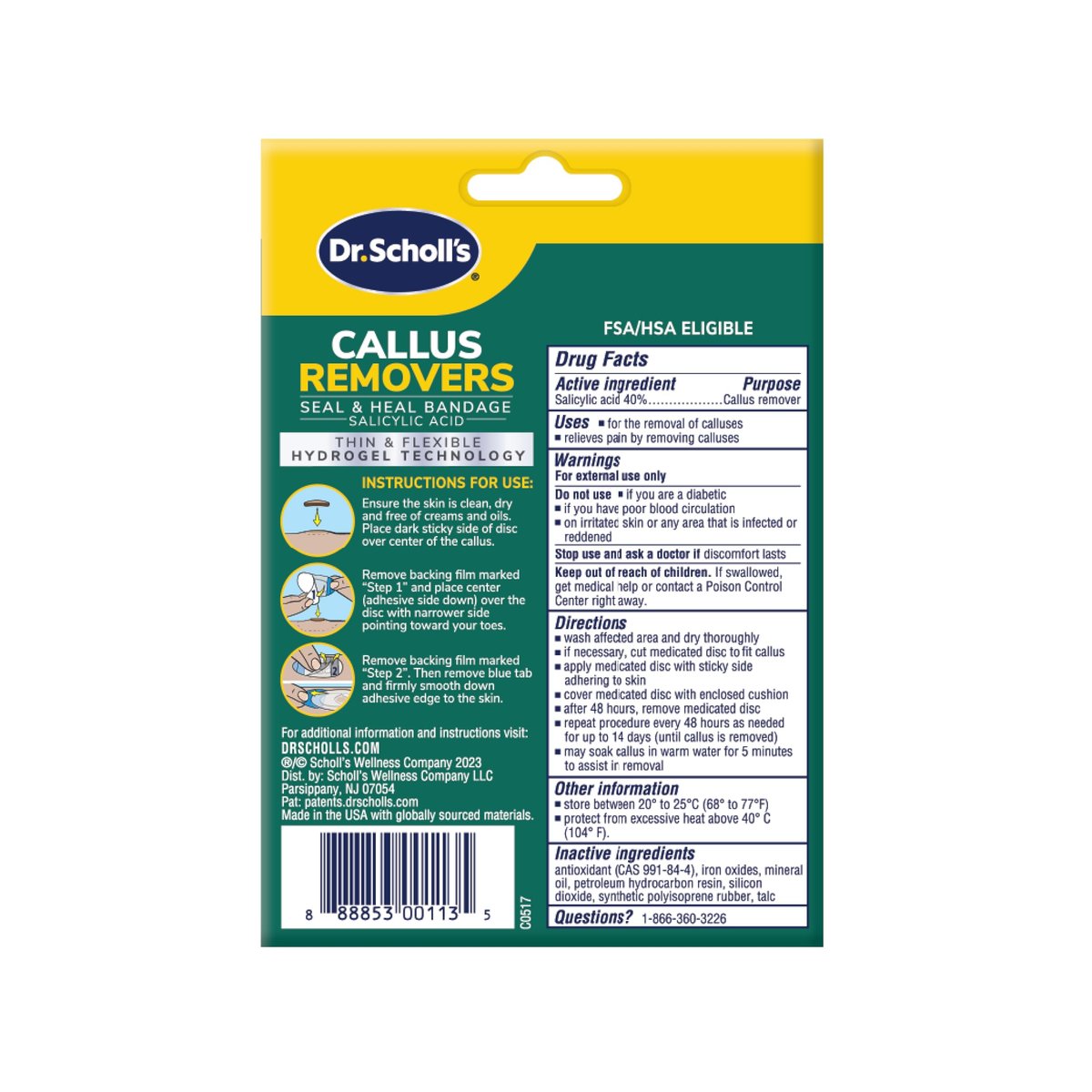 Dr. Scholl's Duragel Hornhautentferner 12 Stück