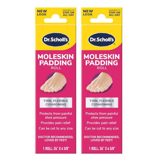 Dr. Scholl's Moleskin 2 Rollen - Hautschutz gegen Reibung und Blasen