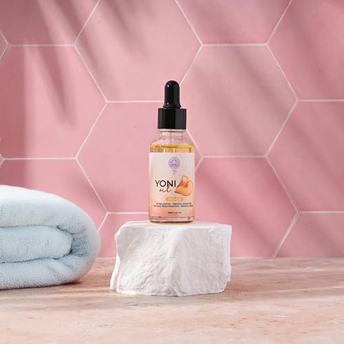 Magic V Yoni Öl für Frauen – Organische feminine Pflege, Vaginalfeuchtigkeitscreme, pH-Gleichgewicht & Geruchskontrolle, beruhigt eingewachsene Haare & Rasurbrand – Pfirsichduft