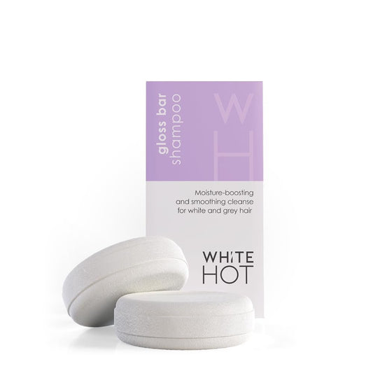 White Hot Gloss Bar Shampoo Festes Shampoo (2 x 60g) – Strahlender Glanz & seidig weiches, silberweißes Haar