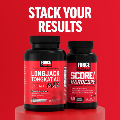 Force Factor Horny Goat Weed Max – 1500 mg Triple-Extrakt, 90 Kapseln für gesteigerte Libido und Leistungsfähigkeit