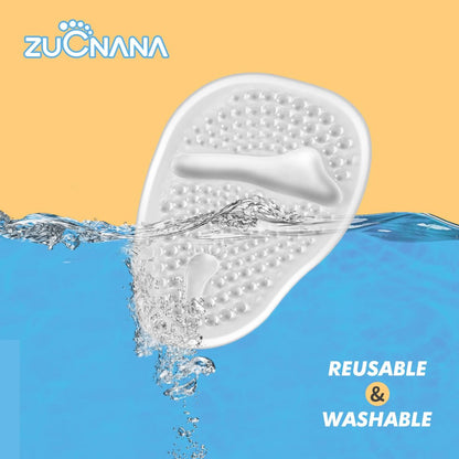 ZUCNANA Metatarsal-Pads für Damen – Weiche Gel-Einlegesohlen für hohe Schuhe, 4 Paar, rutschfest, sofortige Fußschmerzlinderung, selbstklebend, passen für alle Schuhgrößen
