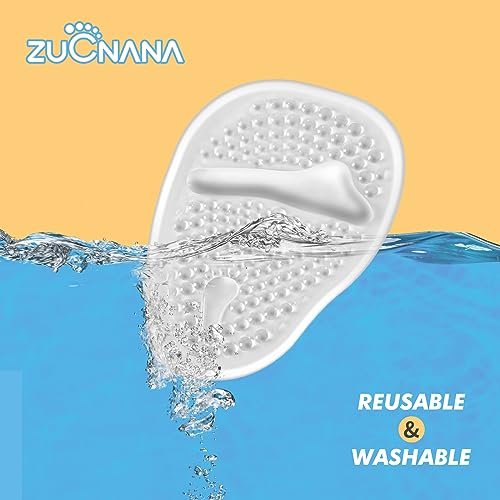 ZUCNANA Metatarsal-Pads für Damen – Weiche Gel-Einlegesohlen für hohe Schuhe, 4 Paar, rutschfest, sofortige Fußschmerzlinderung, selbstklebend, passen für alle Schuhgrößen