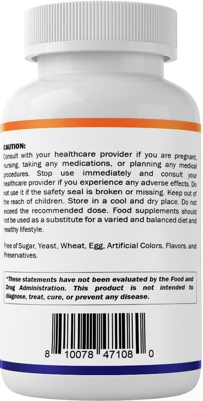 Vitamatic Benfotiamin 300 mg – Fettlösliches Vitamin B1 – 90 vegane Kapseln pro Flasche – 2 Flaschen (insgesamt 180 Kapseln)