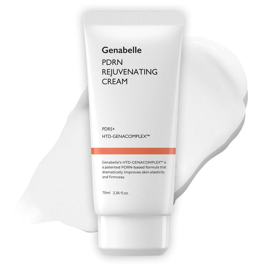 Genabelle PDRN Verjüngungscreme - 1.000 ppm PDRN Lachs-DNA und patentierter HTD-GENACOMPLEX für Hautelastizität, Glashaut - Ceramid und Tripeptid-1 Gesichtsfeuchtigkeitscreme - 70 ml