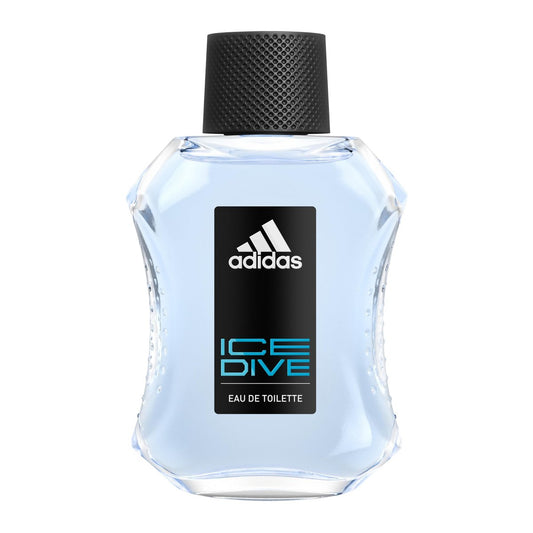 Adidas Ice Dive Eau de Toilette für Herren 100 ml – Lang anhaltender Sportduft mit Lavendel, Sandelholz und Vanille