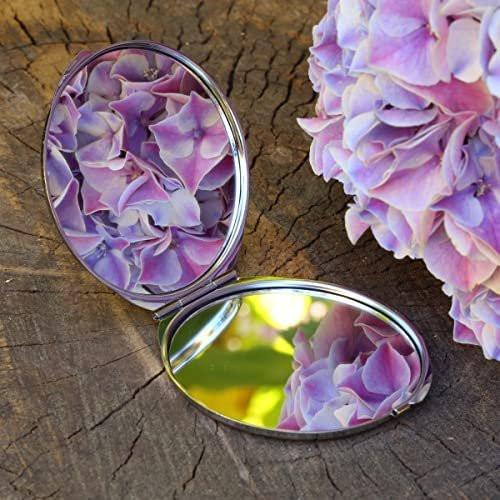 NewCharms Vintage Meerjungfrauen Kompaktspiegel mit Spiegeln - Perfekter Taschen- und Handtaschenspiegel zum Schminken überall