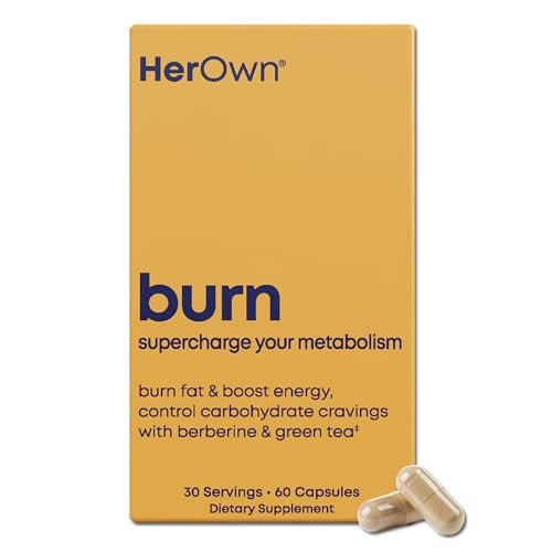 her own Boost – Energie-Booster & Stoffwechsel-Unterstützung, Thermogener Komplex mit Grüntee-Extrakt, Glutenfrei, Sojafrei, Vegan, 60 Kapseln, 30 Portionen