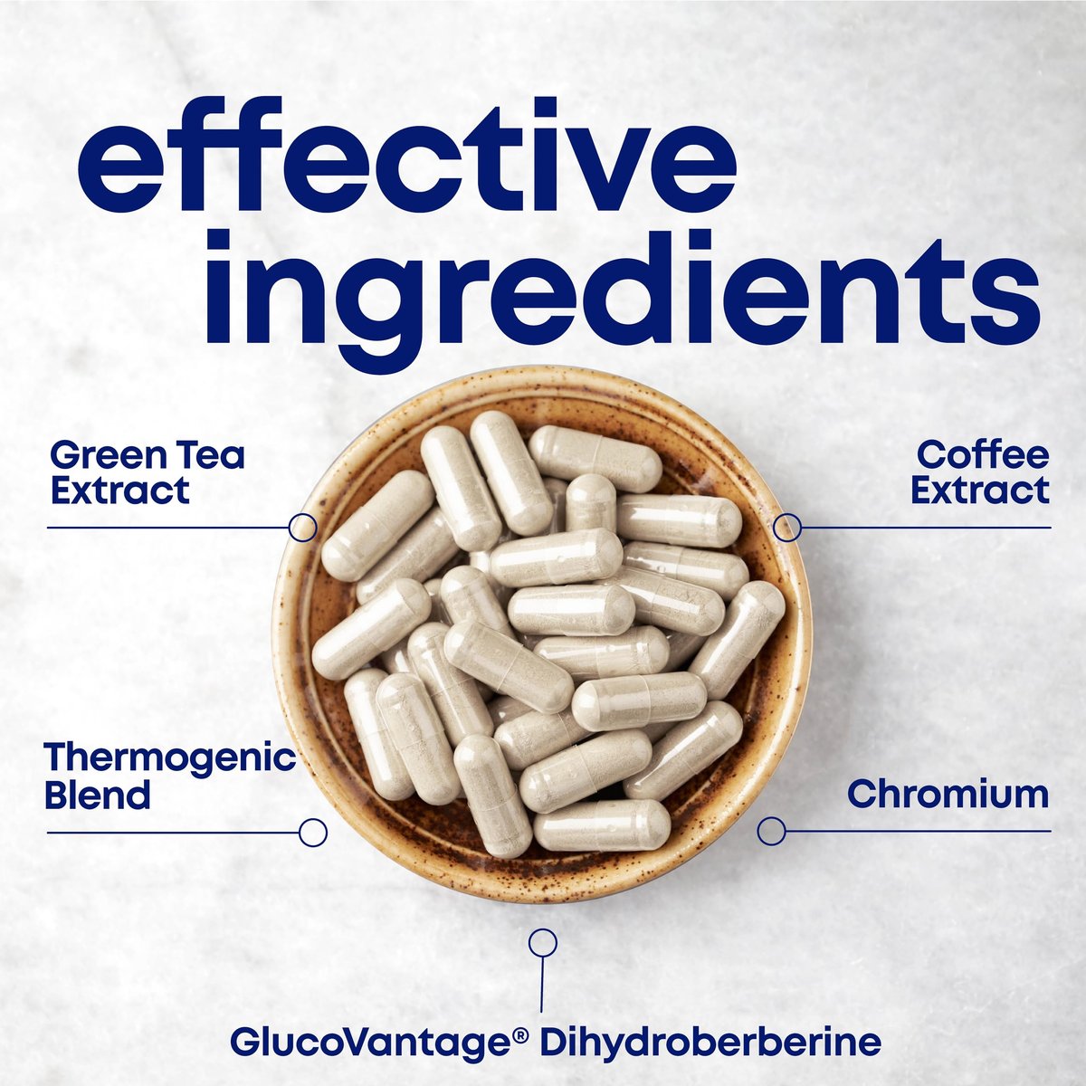 her own Boost – Energie-Booster & Stoffwechsel-Unterstützung, Thermogener Komplex mit Grüntee-Extrakt, Glutenfrei, Sojafrei, Vegan, 60 Kapseln, 30 Portionen