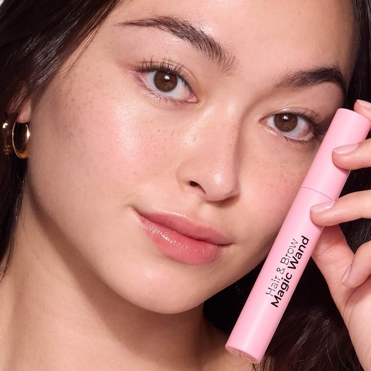 MCoBeauty - Hair & Brow Magic Wand - 2-in-1 Gel für Babyhaare und Augenbrauen - Flexible Silikonbürste mit Borsten - Vielseitiges Haar- und Brauengel - Geschenkidee