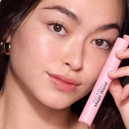 MCoBeauty - Hair & Brow Magic Wand - 2-in-1 Gel für Babyhaare und Augenbrauen - Flexible Silikonbürste mit Borsten - Vielseitiges Haar- und Brauengel - Geschenkidee