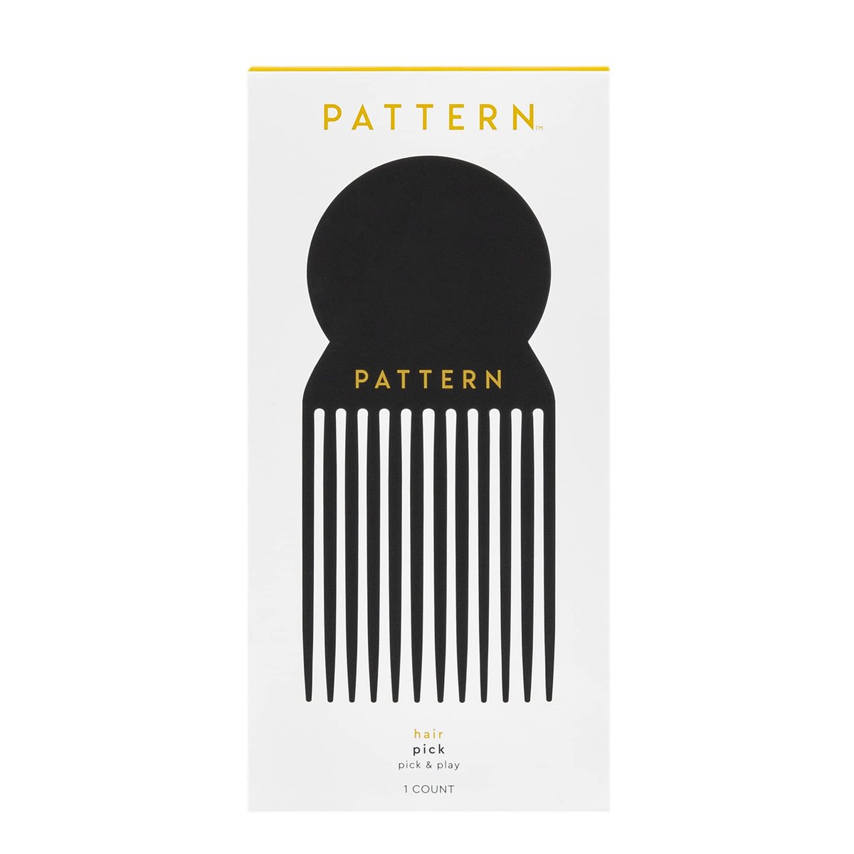 PATTERN Beauty by Tracee Ellis Ross Haar-Pick – Übergroßer Haar-Pick zum Auflockern & Volumen geben